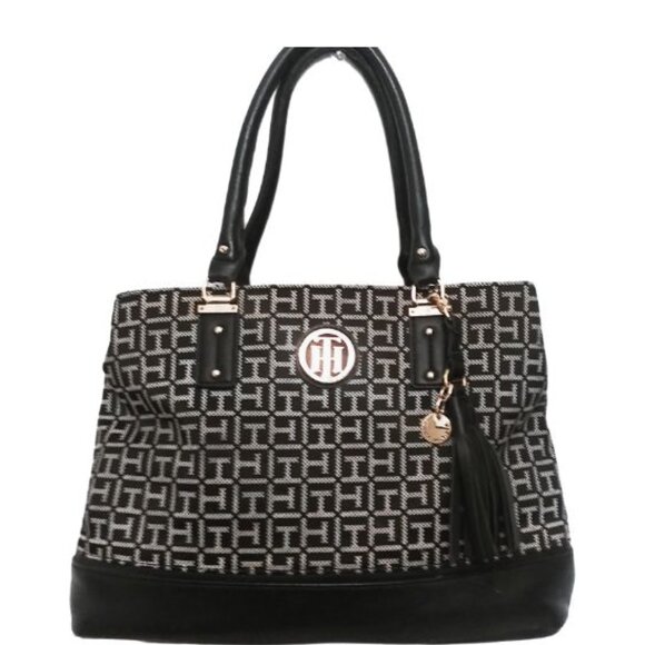 TOMMY HILFIGER LOGO HANDBAG PURSE - Picture 7 of 7